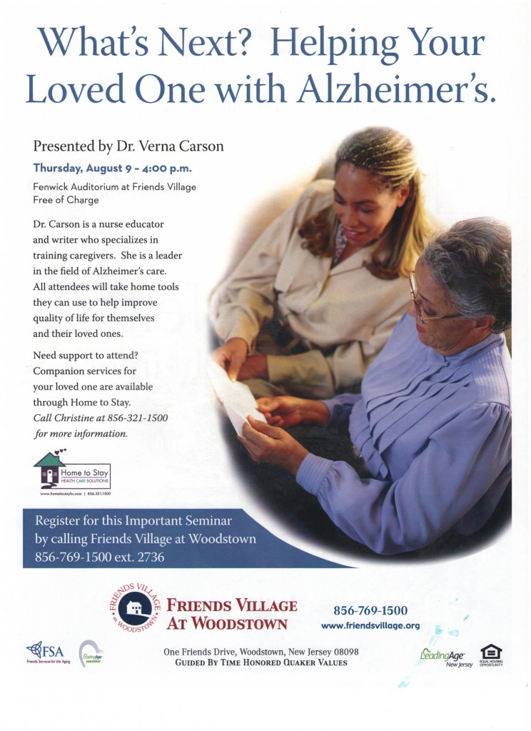 What's Next? Helping a Loved One with Alzheimer's Disease. What's Next? Helping a Loved One with Alzheimer's Disease.